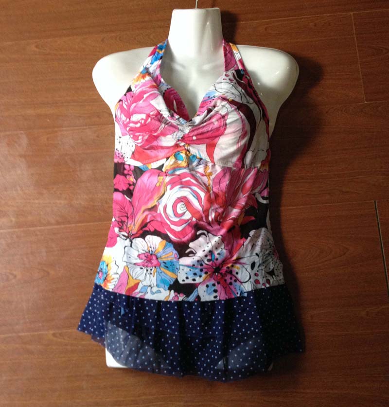 2015伊俐娇娃游泳衣三件套比基尼外套女士平角裤分体泳装特价清