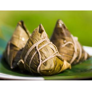 速冻粽子 遂昌特产 梅干菜土猪肉味一口粽五个装225g 健康食品