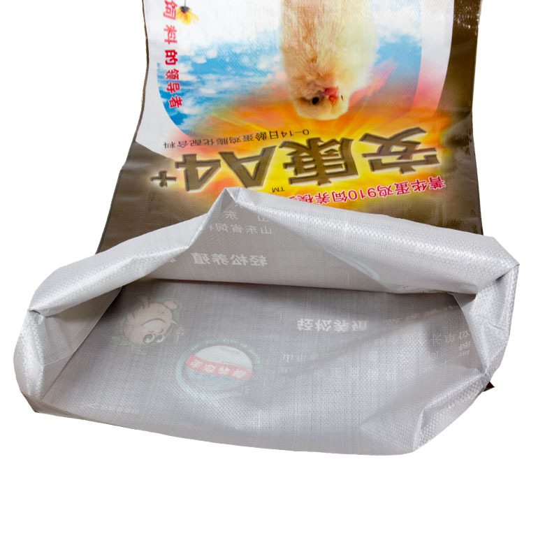 厂家直销 订做 彩印鸡饲料包装袋 复合食品塑料编织袋 批发