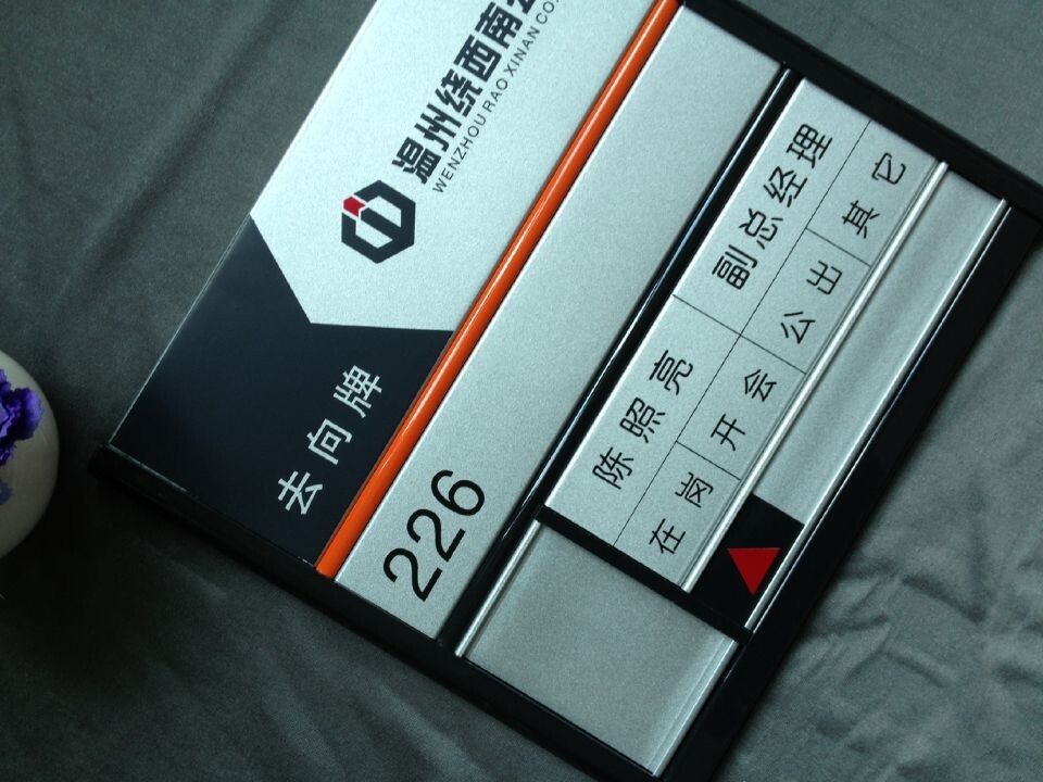 铝合金烤漆丝印科室牌 组合门牌 可更换抽插式门牌标牌定做铝型材