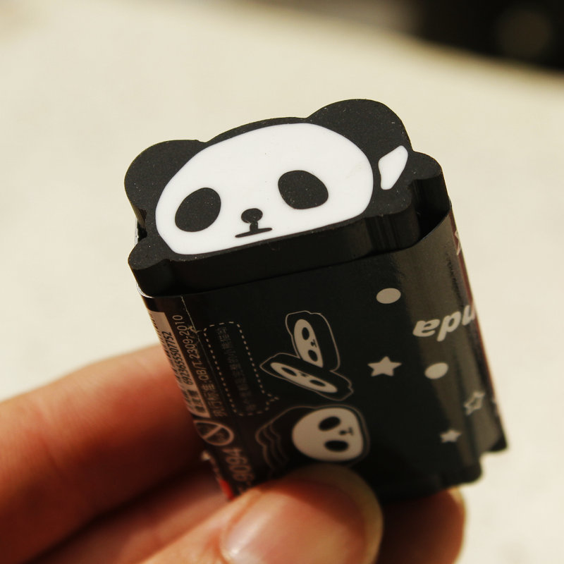 日韩文具 天卓9094可爱农场系列卡通橡皮擦 可切熊猫橡皮 满包邮