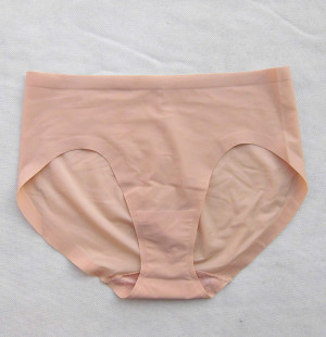 外贸原单内裤女超薄一片式无痕内裤包臀冰丝隐形低腰肉色内裤批发