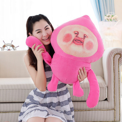 毛绒玩具日本农场精灵屁桃君桃子公仔抱枕暖手捂