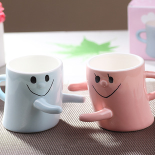 高档陶瓷情侣对杯