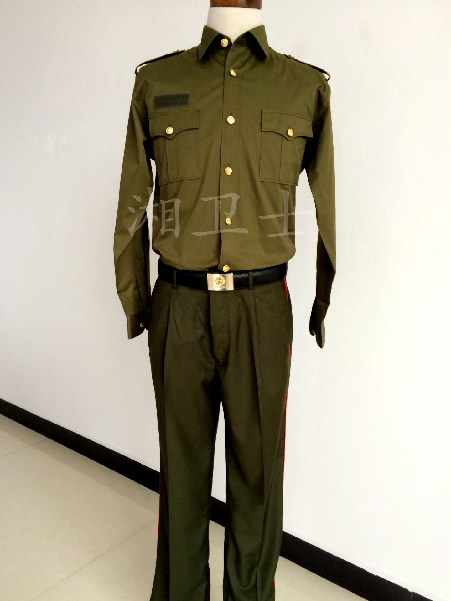 专职消防员服装/消防员夏常服/消防夏长袖衬衣