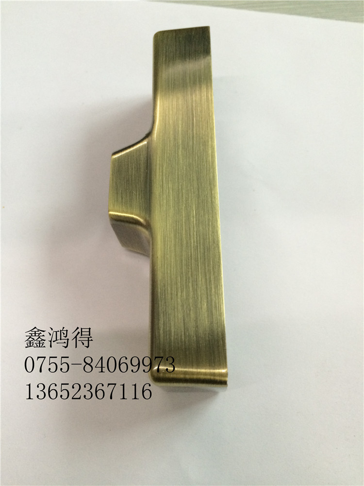 锌合金五金配件电镀青古铜,拉手配件电镀青古铜色,深圳专业电镀厂