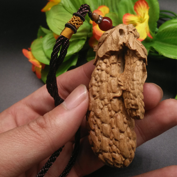 淘宝檀香车挂批发 澳洲檀香苦瓜发财挂件 文玩收藏饰品