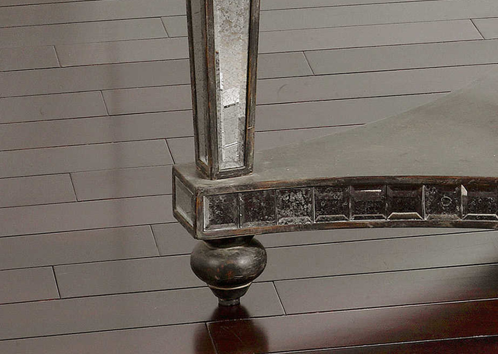 镜面角几玻璃边几沙发几现代简约欧式田园小茶几新古典镜面家具