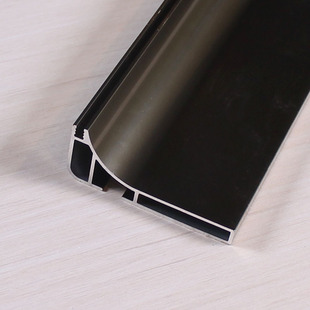 经典橄榄绿l型家具铝合金免拉手 衣柜门免拉手 厂家生产直供