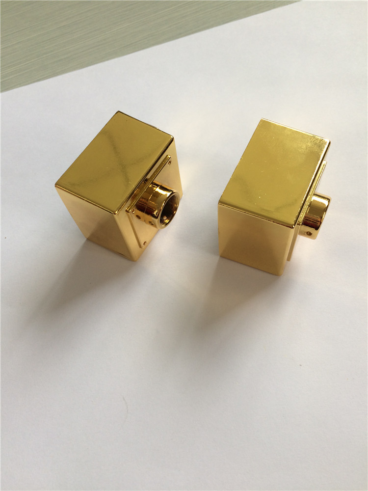 深圳专业电镀厂电镀电子产品五金配件铝合金材料电镀24k黄金色