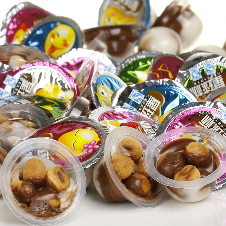 正品特产零食 甜甜乐星球杯巧克力 桶装 第一代 950g 12桶/箱