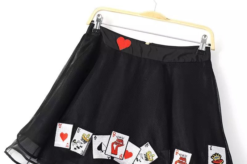 扑克牌半身裙 (2)
