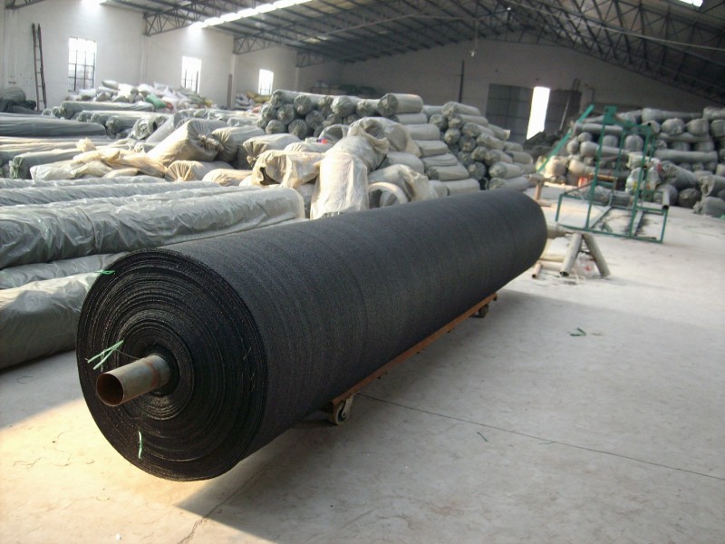 优质遮阳网 6针黑色遮阳网 200g