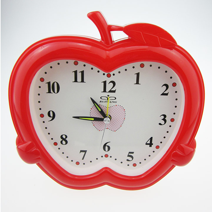 8084#大苹果闹钟 日用品 义乌十元店 10元 9.9热卖 百货批发 图片_高