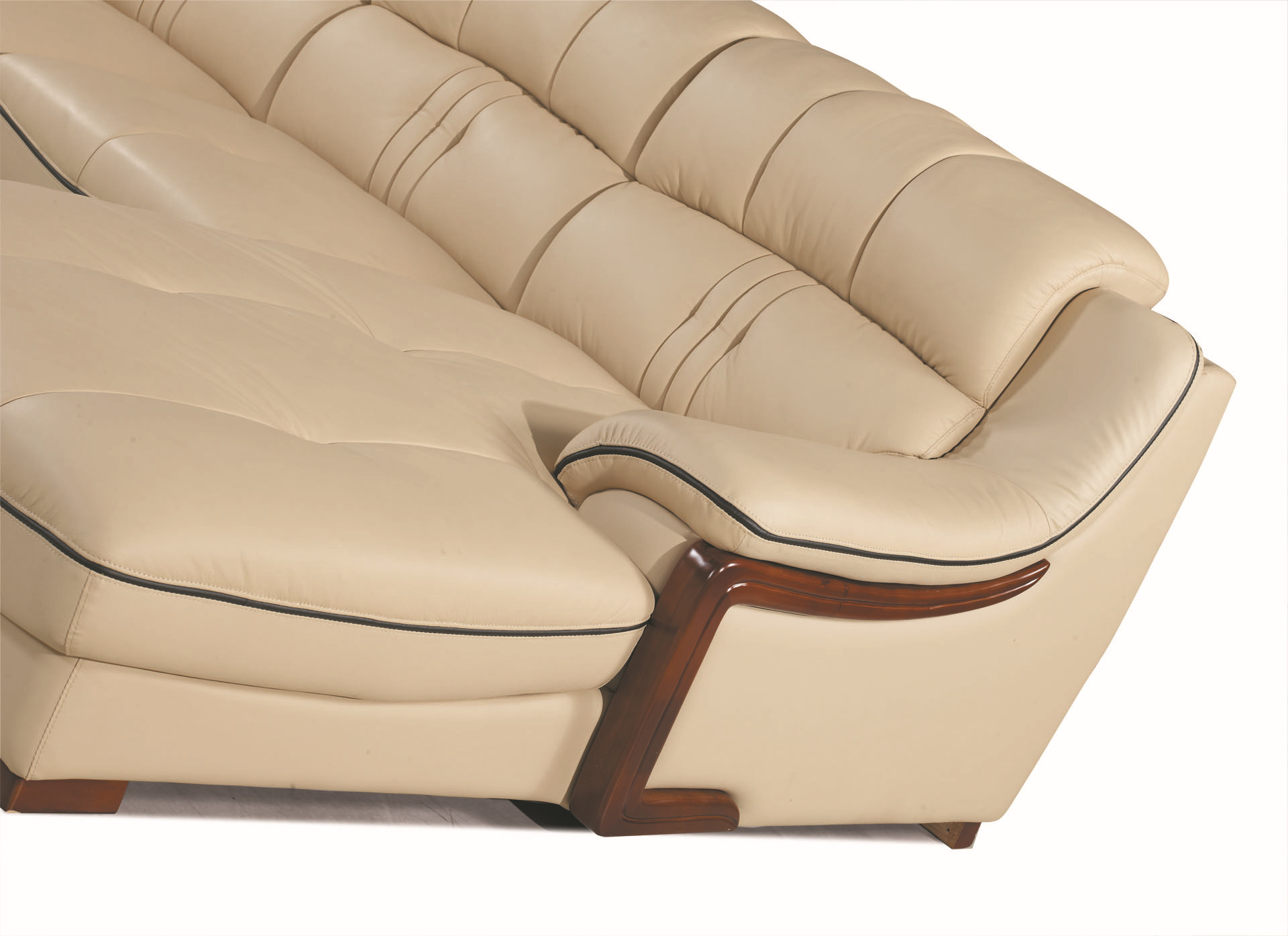 高档客厅真皮沙发 头层牛皮组合沙发 贵妃榻 sofa 811