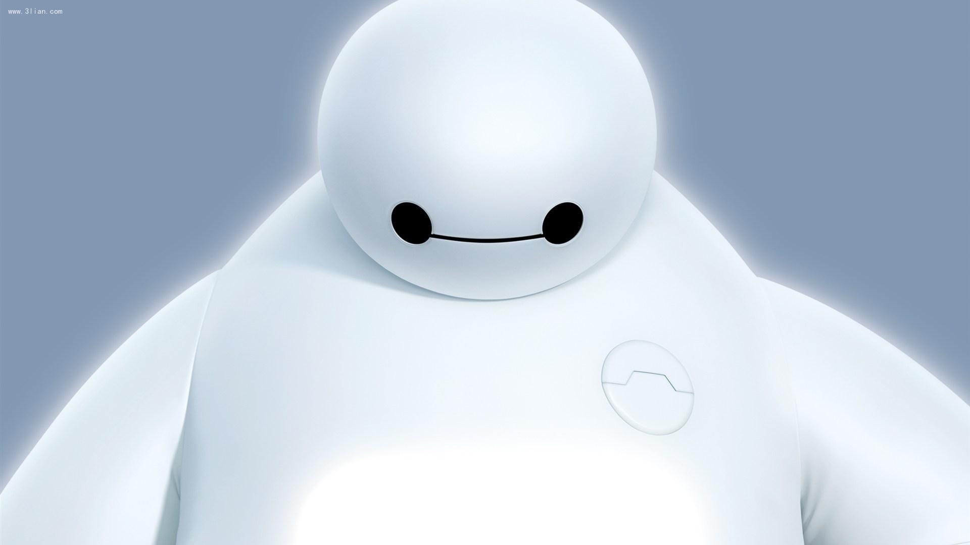 漫步女孩 925纯银大白项链首饰超能陆战队吊坠新款热销饰品