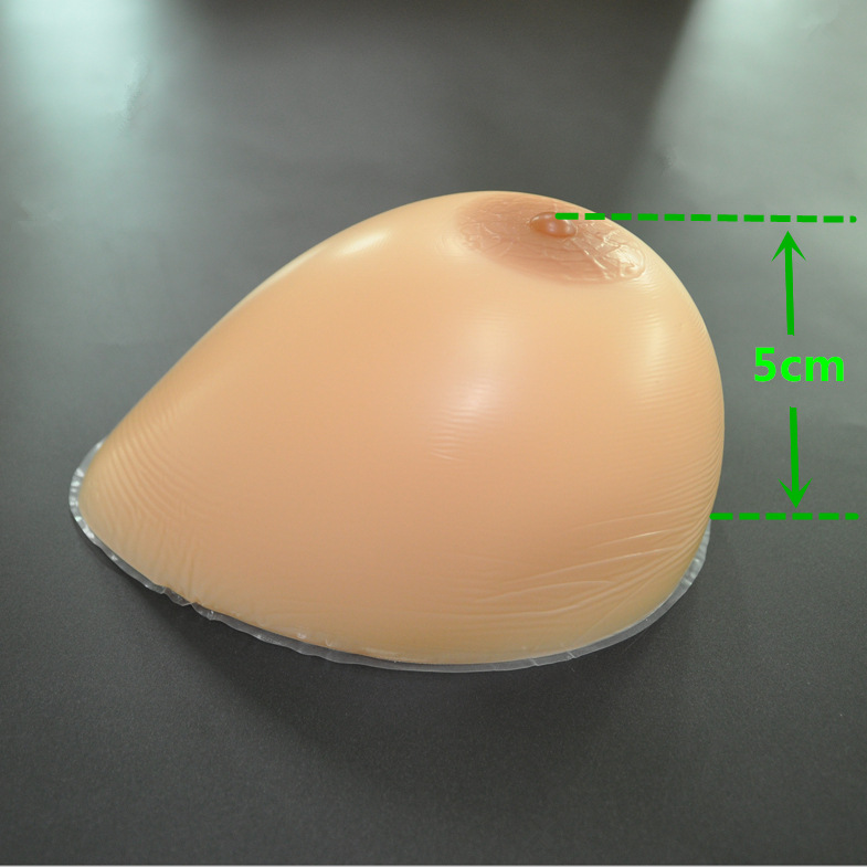 厂家oem各种硅胶义乳 500g水滴型深肤色伪娘假胸假乳房cd变装义乳