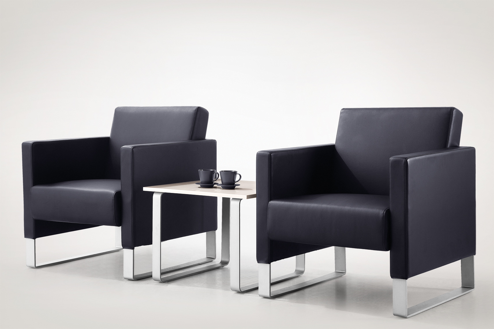 办公沙发简约 现代茶几组合单人双人位简约休闲接待沙发