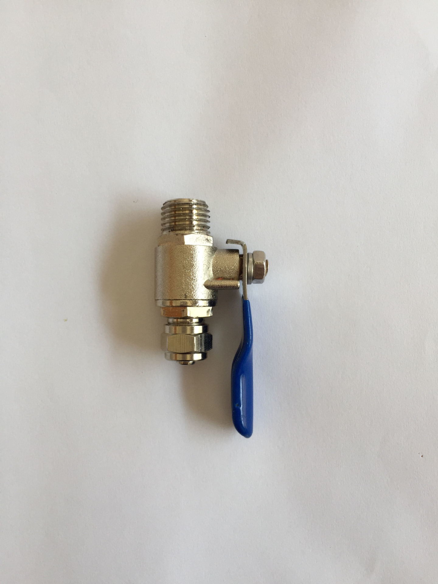 净水器配件2分合金球阀 与进水三通对接 2分快接 小球阀 快接球阀