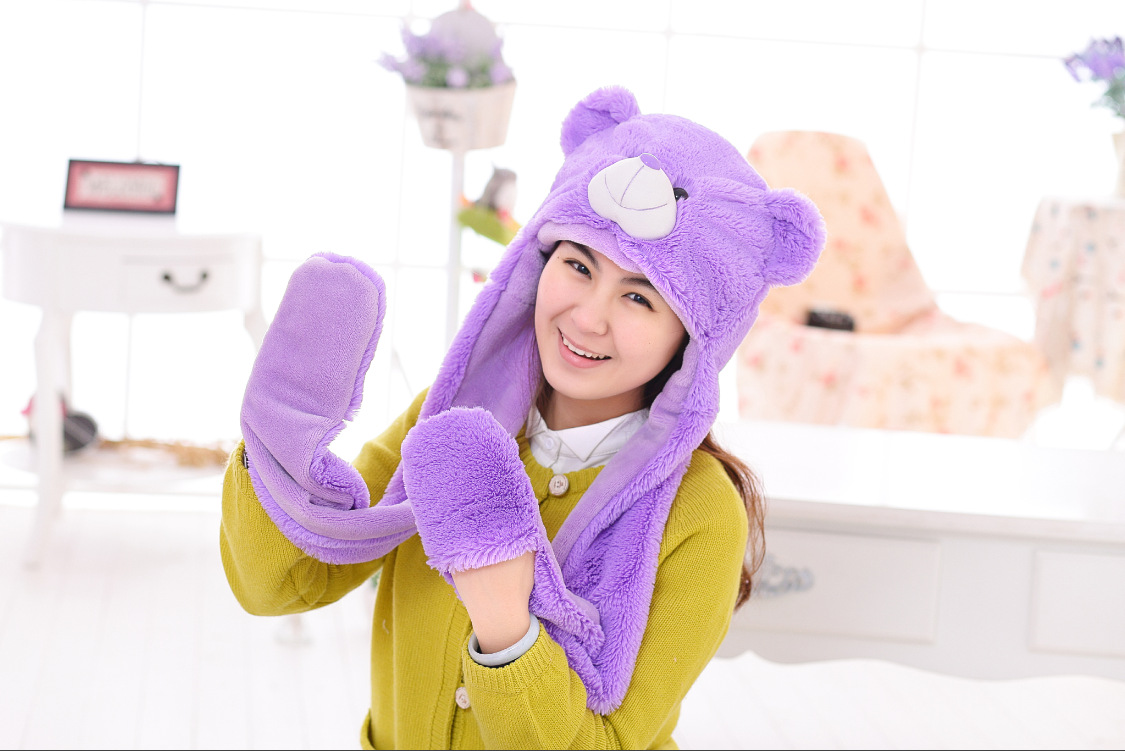 2015新款 冬日必备薰衣草熊依依手暖公仔 新年礼物 节日礼物