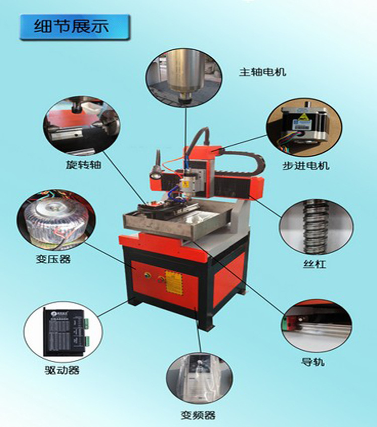 3030玉石数控雕刻机小型雕刻机玉石立体精雕机小型玉石雕刻机