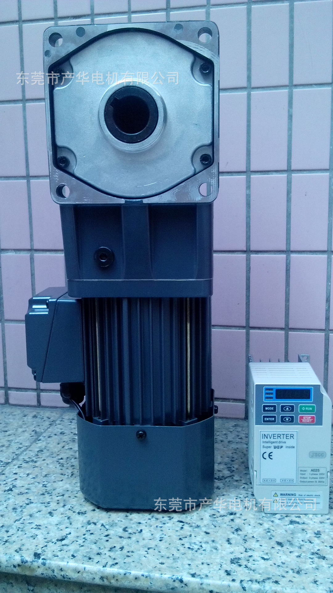 精研250w三相220伏直角中空变频减速电机 f250y22l-5rc