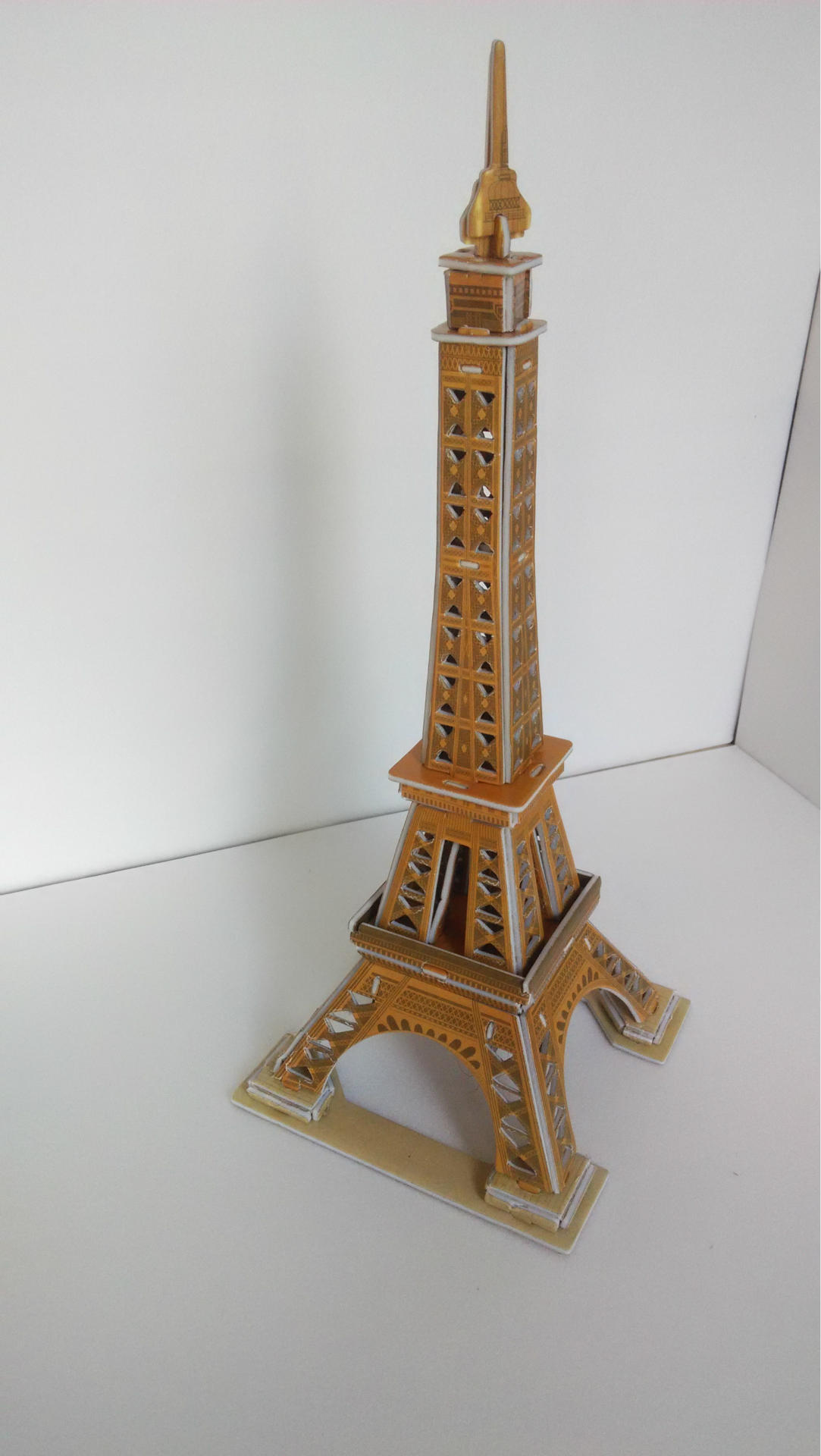 埃菲尔铁塔 纸质3d立体拼图 创意diy手工儿童益智玩具 地摊热卖