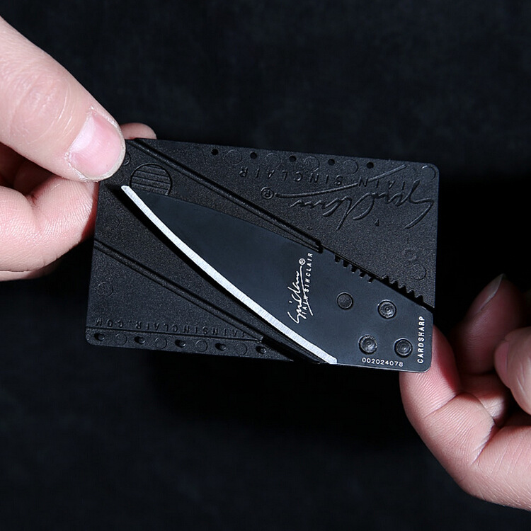 厂家直销 信用卡刀折叠式卡片刀 超薄瑞士军刀卡折刀批发