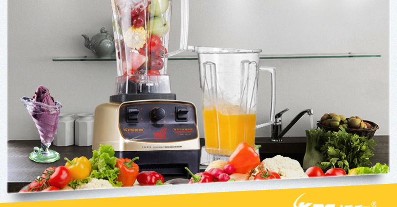 厂家直销祈和ks-767商用料理机 水果沙冰机 夏日冷饮奶茶店设备