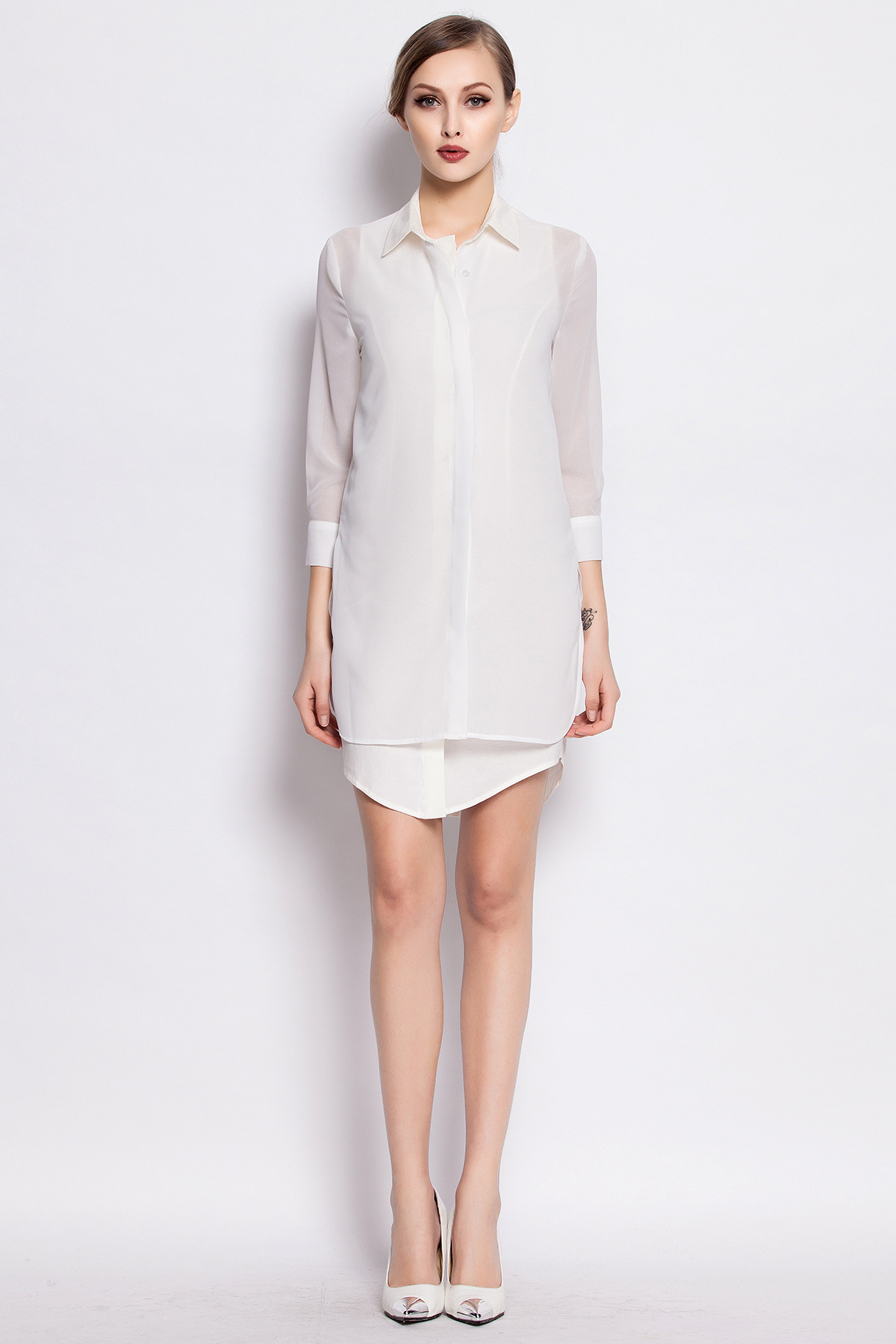 l码   衣长97   胸围100   肩宽36   袖长47