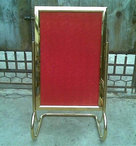 定制办公楼不锈钢迎宾牌 重庆商场迎宾牌