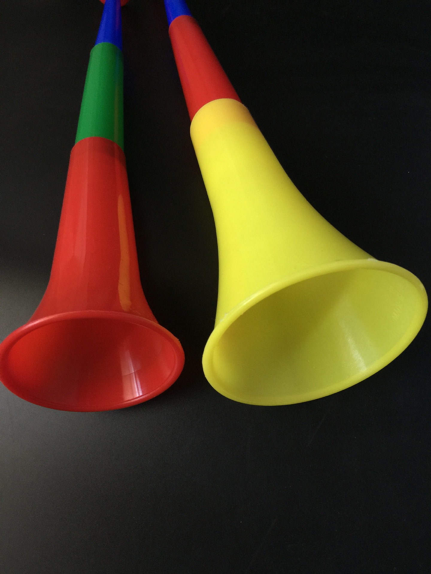 呐喊啦啦队助威必备大号长三节喇叭 伸缩喇叭玩具塑料喇叭批发