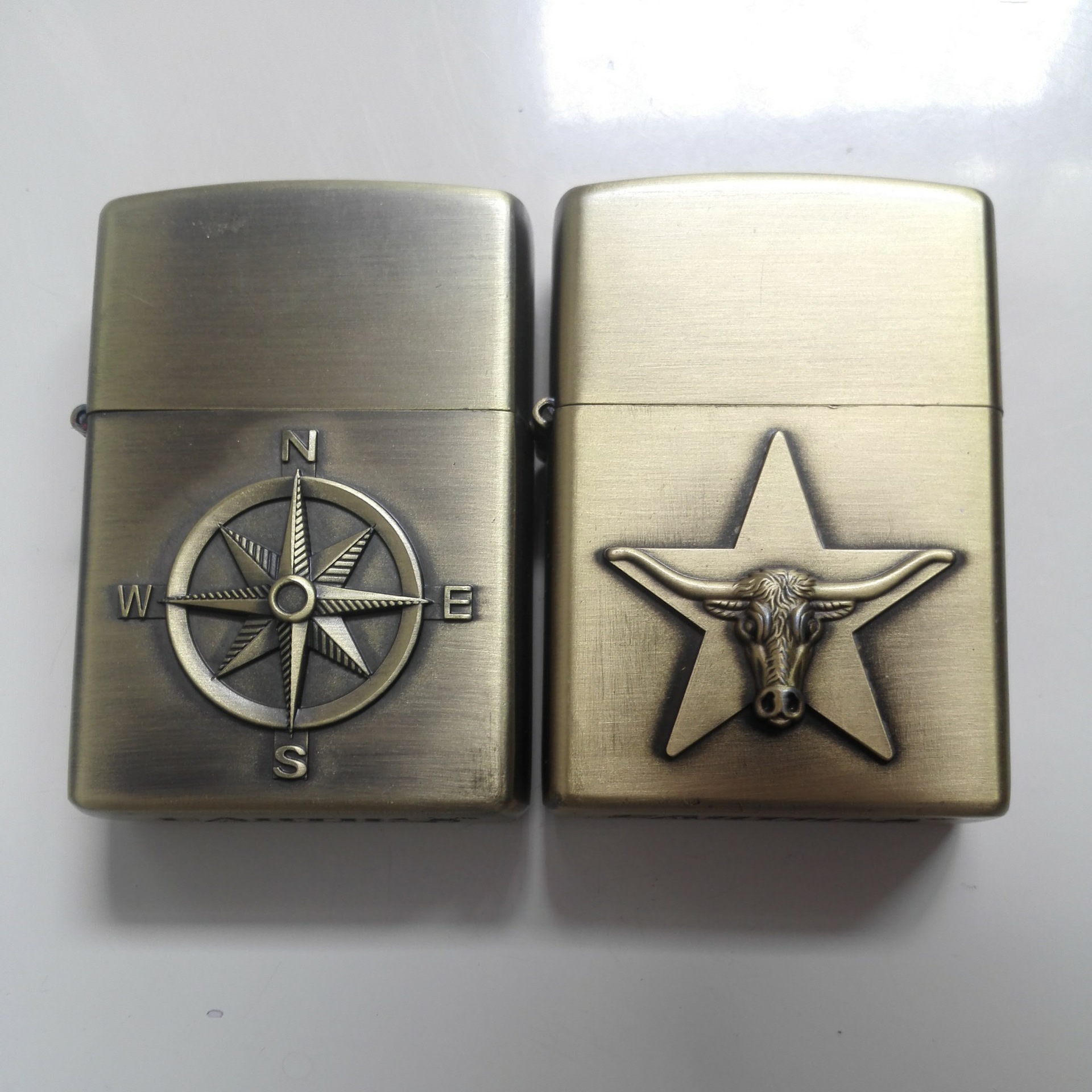 厂家直销批发earth金属煤油打火机c419五角星浮雕防风煤油打火机