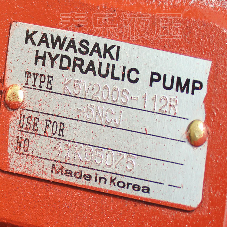 韩国川崎液压泵,柱塞泵k5v200s-112r,工程机械混凝土泵车主油泵