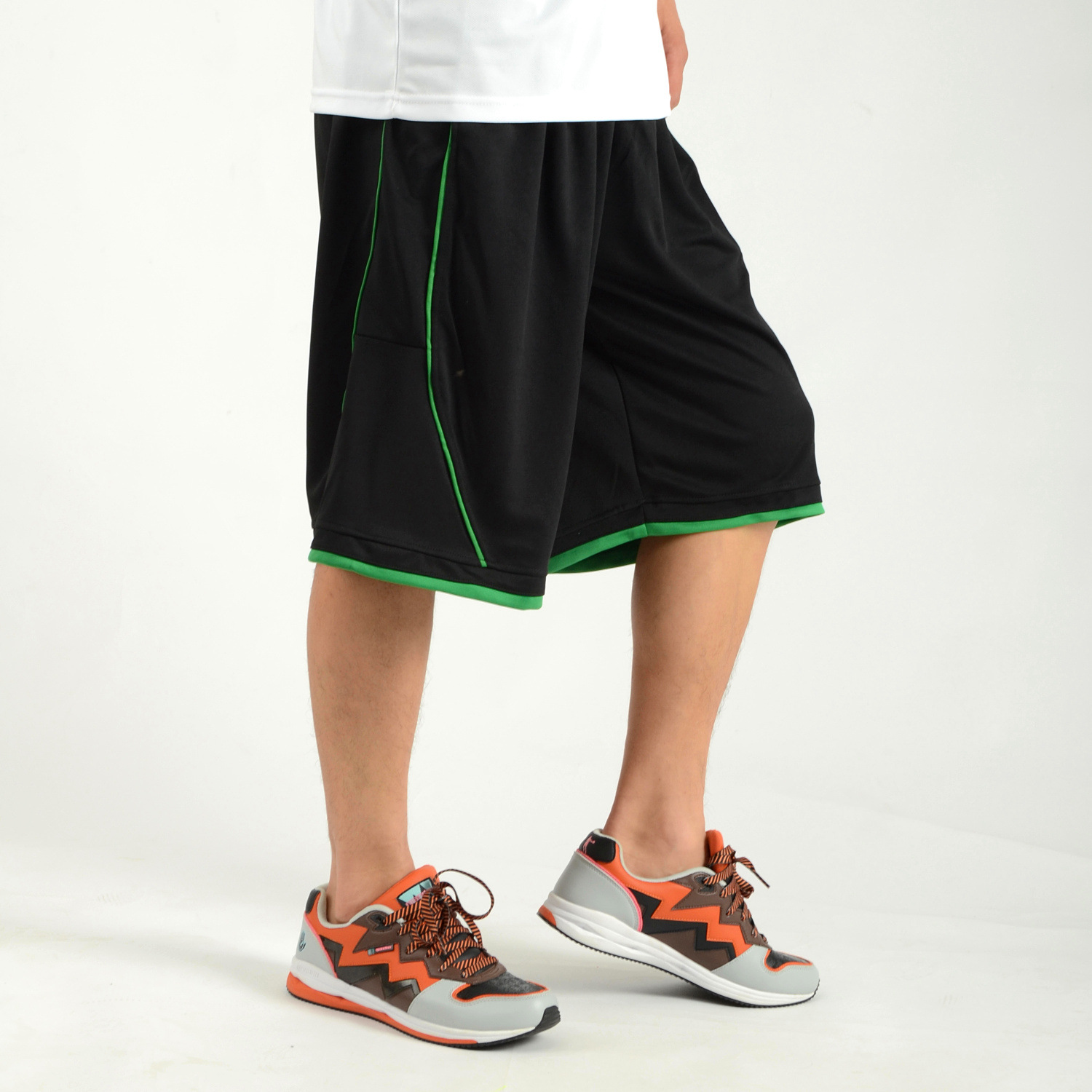 nba凯尔特人队篮球男夏薄款健身运动中裤训练裤七分裤休闲裤