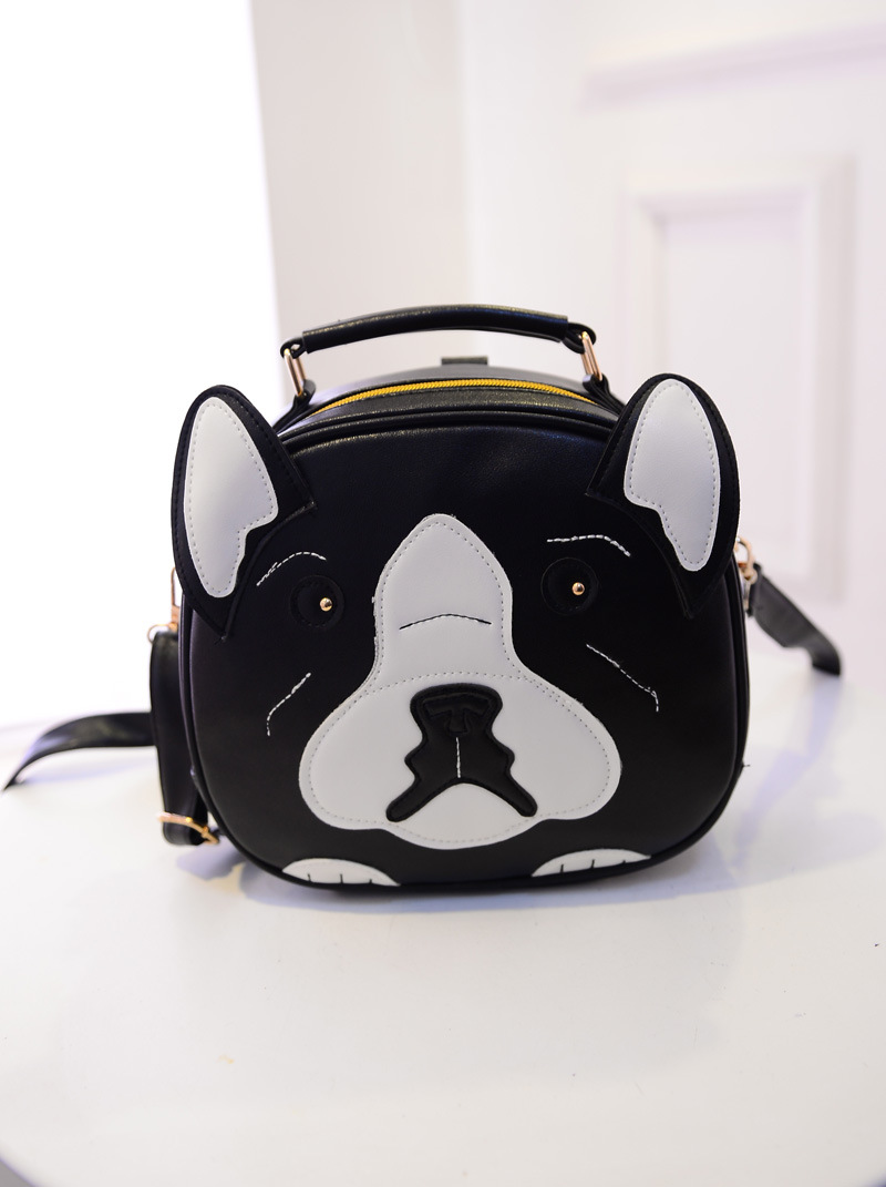 潮流2015特价pu皮包双肩包旅行包女包卡通可爱呆呆狗双背学生包邮