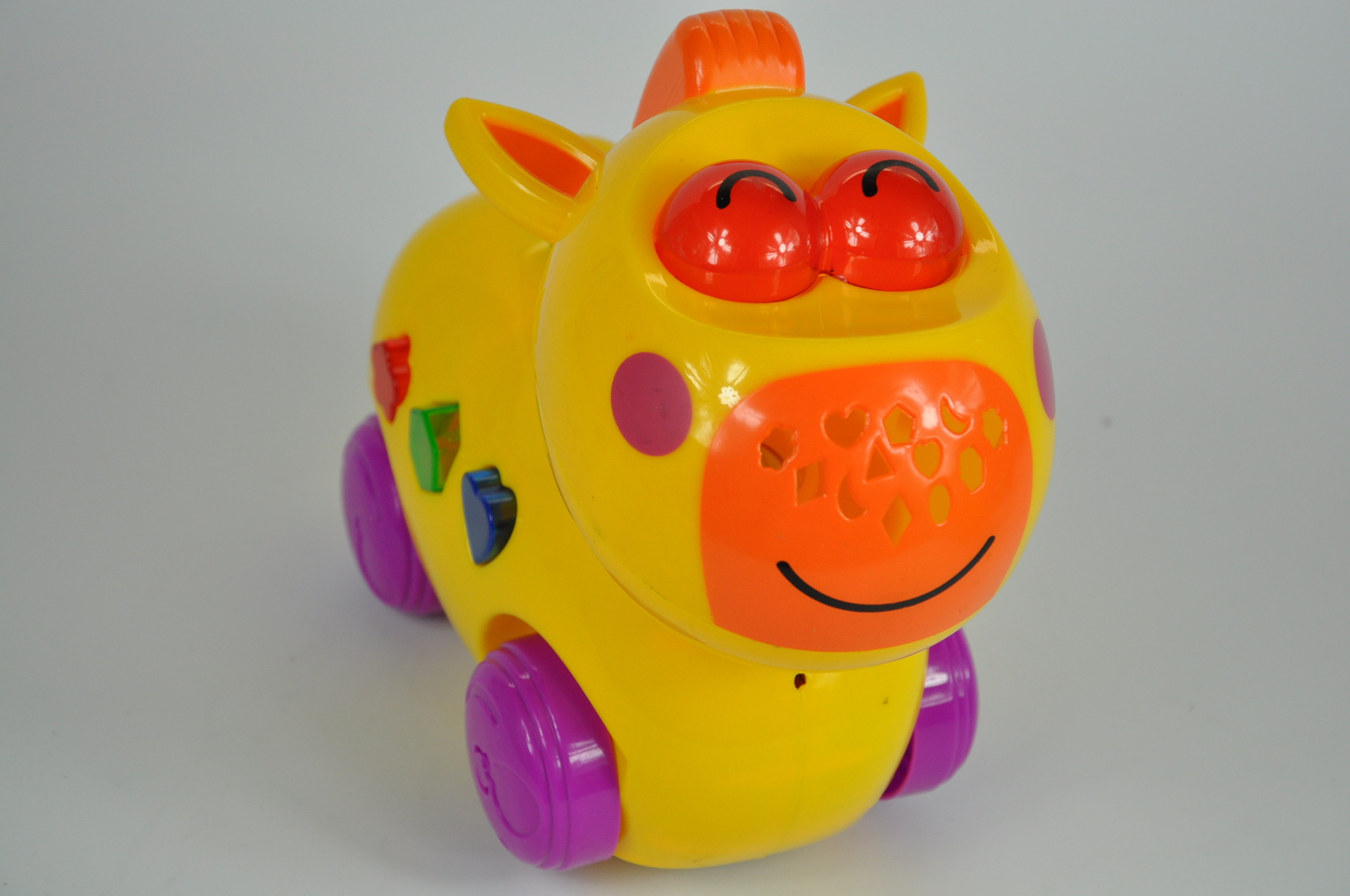 荣润 新品万向电动玩具马带七彩投影 3c认证益智音乐动物玩具包邮