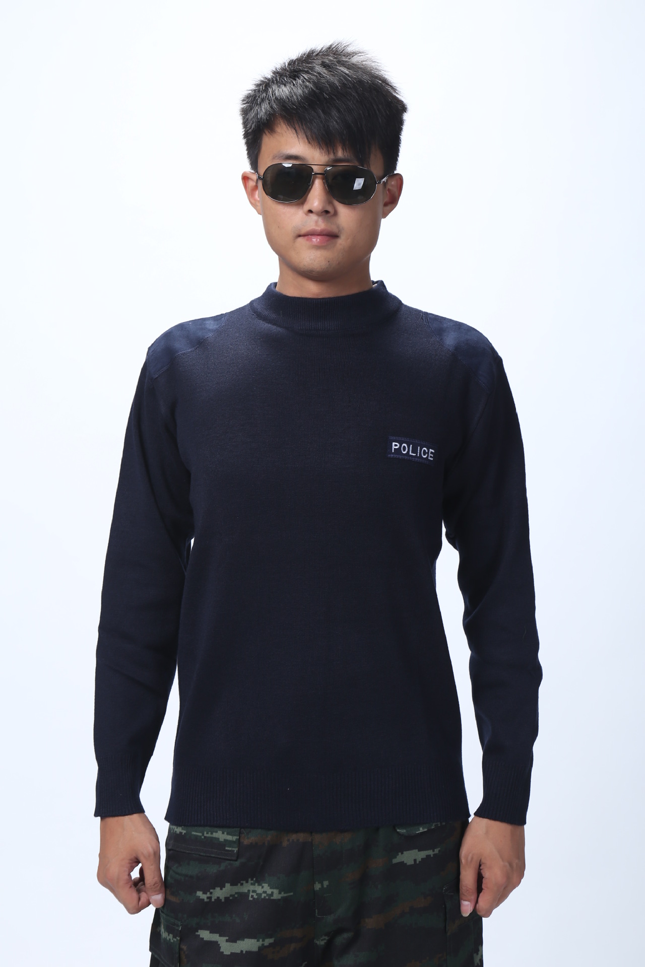 正品07式v领校尉干部毛衣 海军风毛线衣 配发海军官男