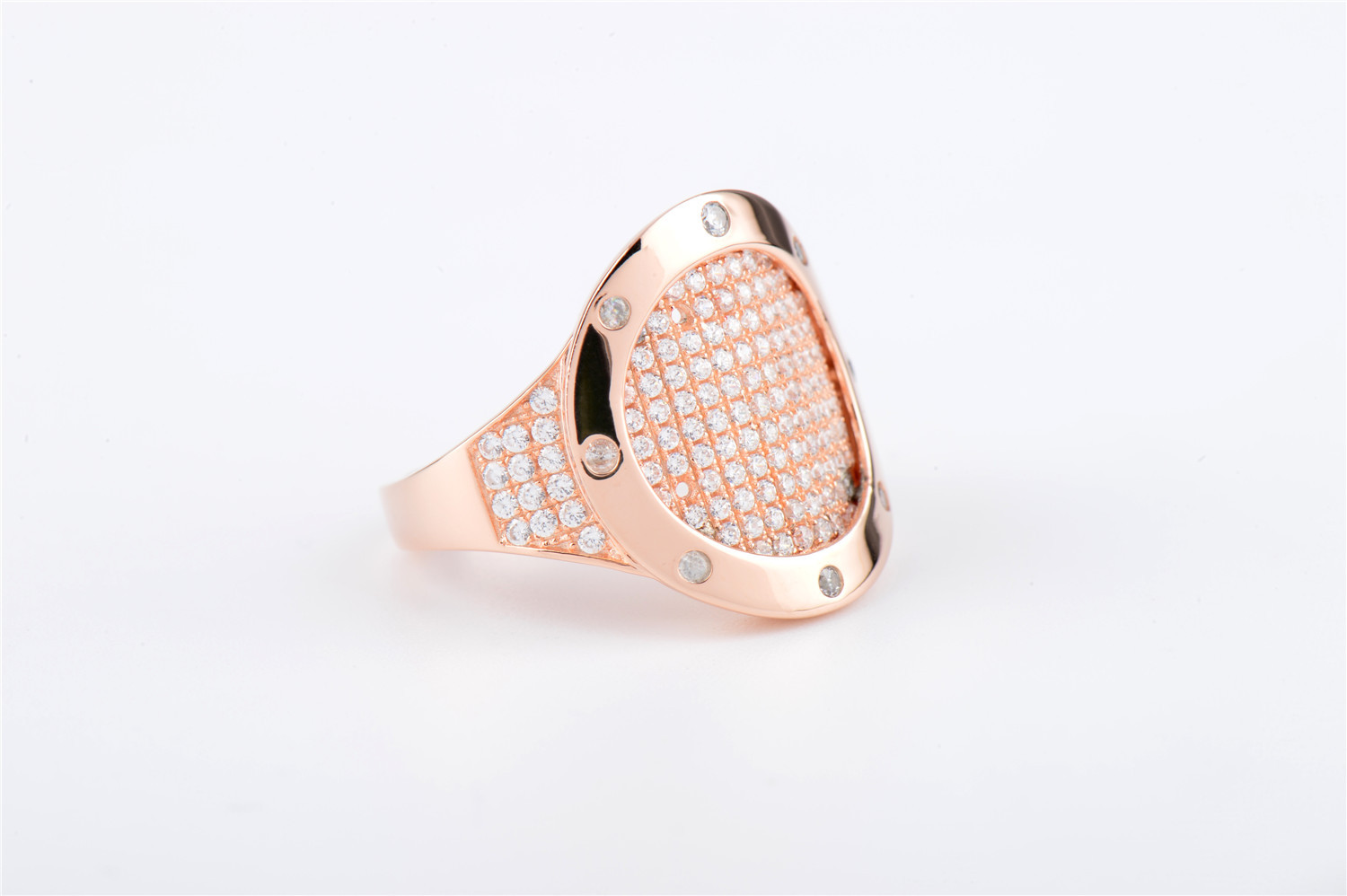 高富帅戒指 厚实戒指 男款戒指 暴发户戒指 番禺珠宝加工厂