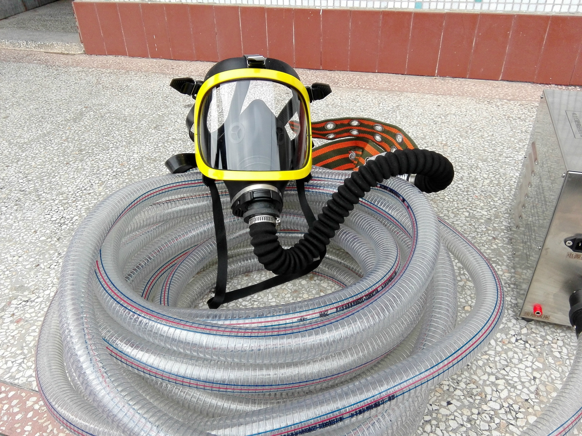 长管呼吸器 1人电动送风式长管呼吸器 高强度乙烯波纹管(20m)