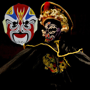 万圣节面具舞会面具国粹京剧脸谱面具戏曲变脸专用面具厂家批发