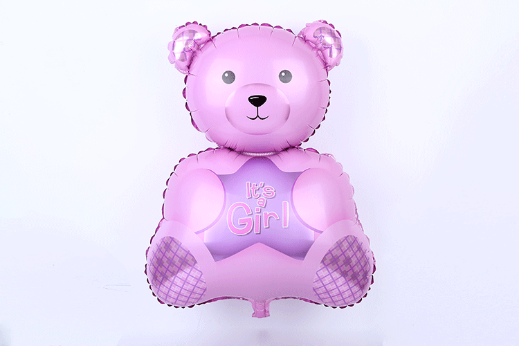 厂家直销 儿童小熊卡通玩具气球 铝膜氢气球 派对专用气球批发