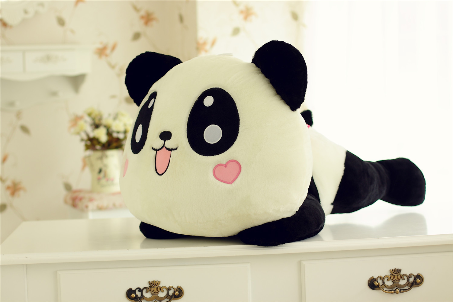 沃克推荐新款小熊猫儿童礼品玩偶公仔毛绒玩具玩偶创意生日礼品