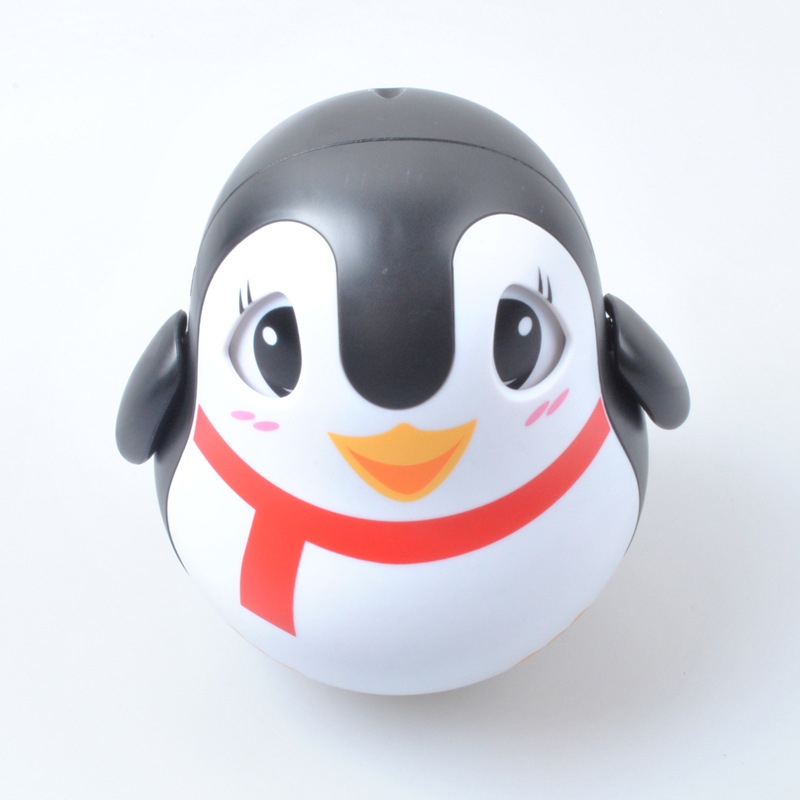 供应sm244782 益智婴儿发声不倒翁 企鹅不倒翁