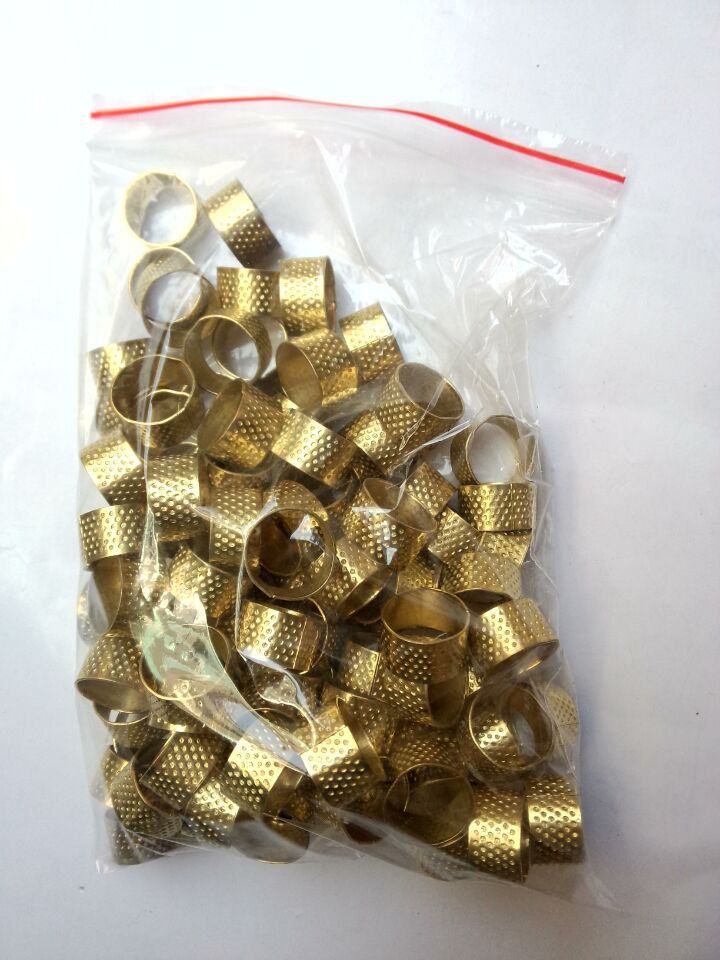 金顶针批发 十字绣顶针家用缝纫 金色顶针 家居必备缝补用