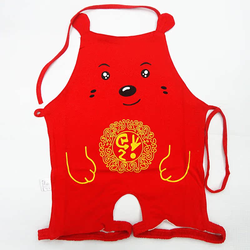 批发婴幼儿肚兜 天赐娇娃 纯棉新生儿春夏款卡通印花连体肚兜