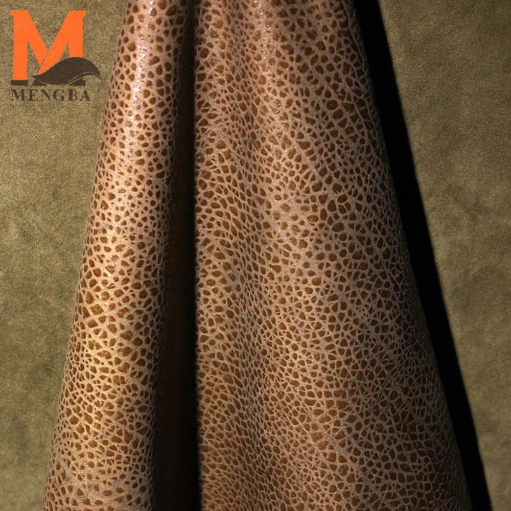 【蒙霸】羊皮 海象纹 真皮面料 羊皮革 绵羊皮 风格皮