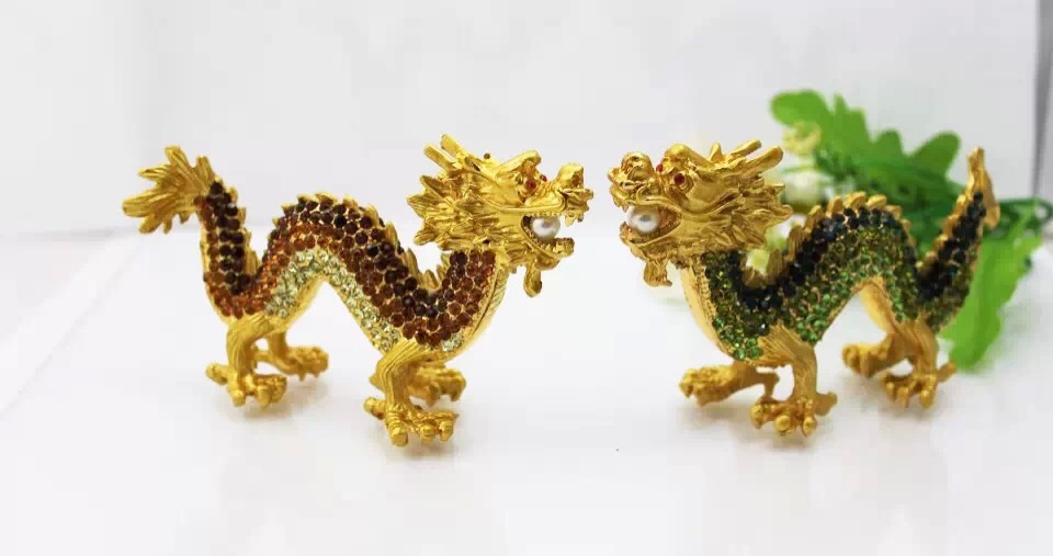 2015合金首饰盒龙时尚工艺品摆件礼品厂家直销