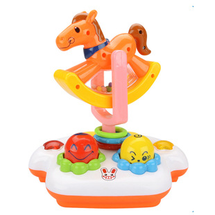 扬光电动旋转木马 淘宝地摊热卖儿童益智力小孩玩具