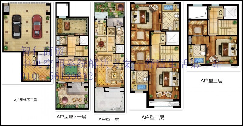 邑上原著a户型310平方米别墅中央空调系统整体安装报价l